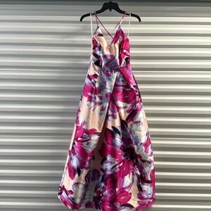 Shades of Pink Summer Dress with Pockets